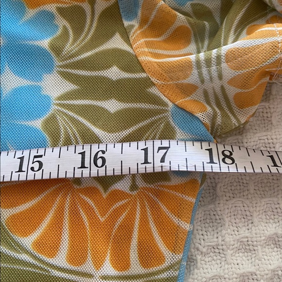 Misa Los Angeles $285 Vina Dress Size M Blue Yellow Vacation Travel Beach Cute - Picture 11 of 11